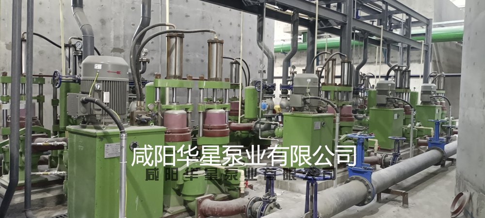 節(jié)能型陶瓷柱塞泵在洗煤廠使用現場